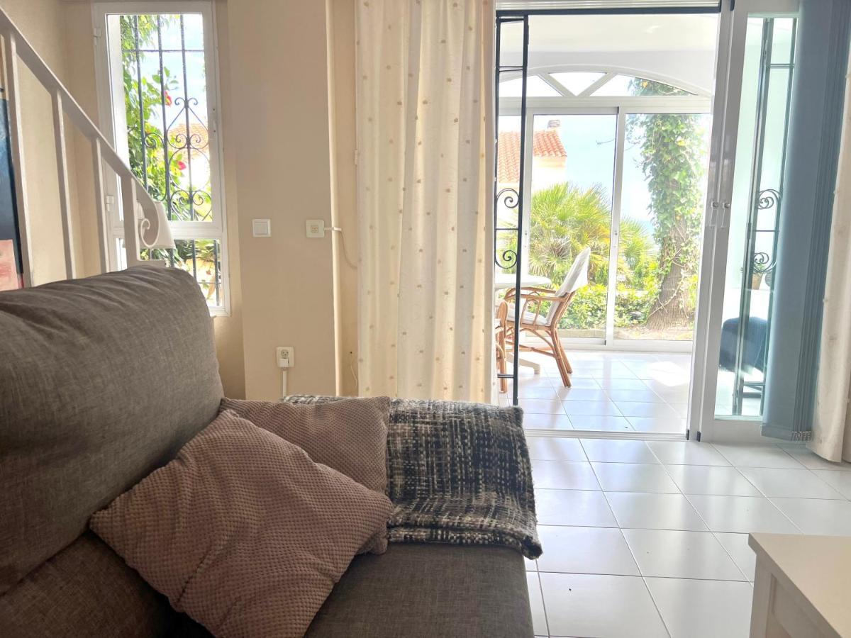 Fabulous Vacation In A 2 Bedroom Townhouse With 2 Terraces Overlooking The Sea, Suitable For 6 People 3 Swimming Pools Tennis And 200 Mts From The Sea El Faro Eksteriør billede